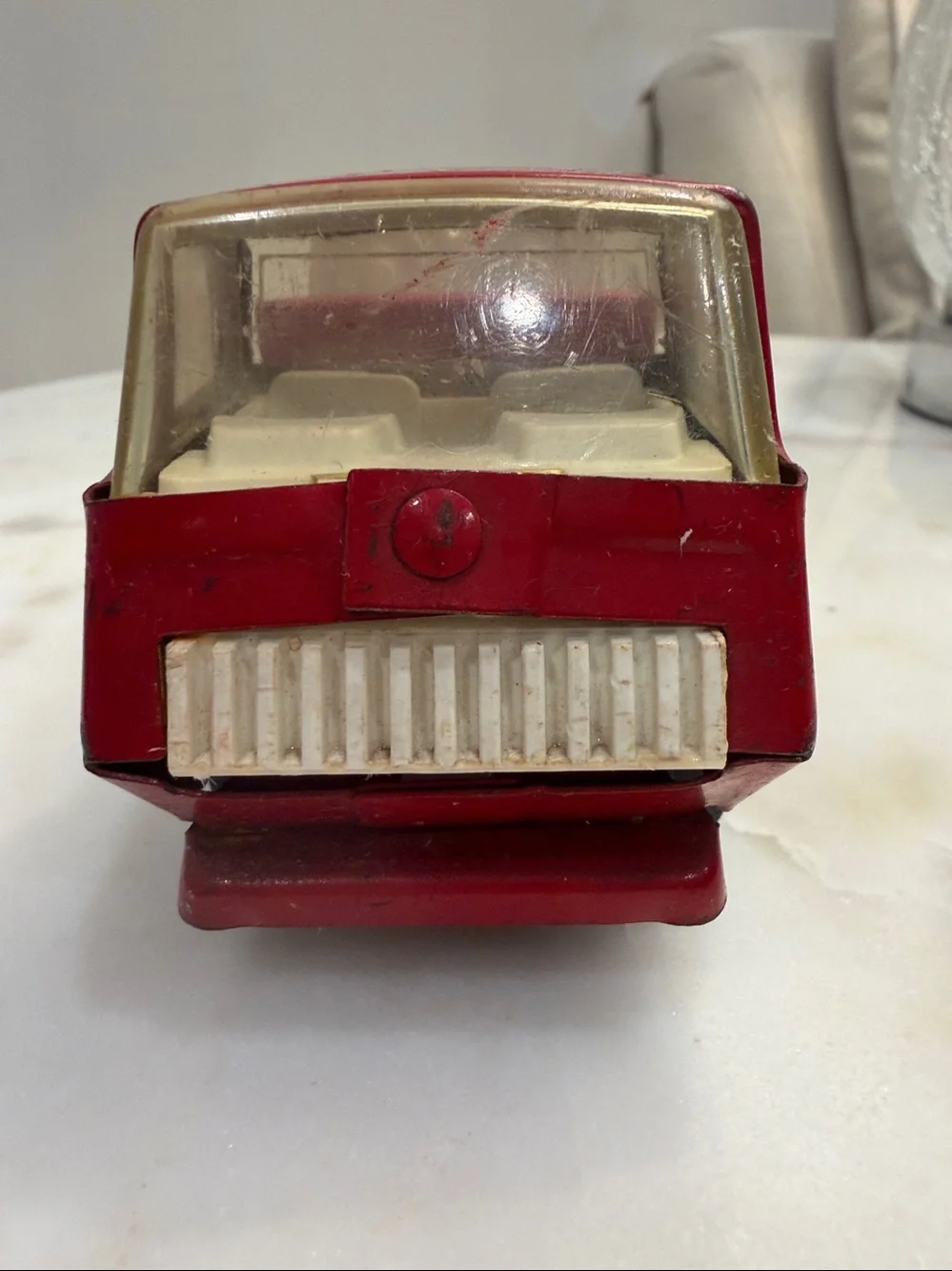 Vintage Tonka‎ Fire Truck Pressed Steel Red Utility Truck Toy 1960s 1970s